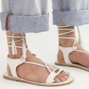 Free people sandal white